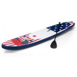 Enjoy Wonderful Water Sports 11-Feet Inflatable Adjustable Surfing Paddle Board (Color: As picture shown)