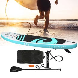 Professional Inflatable Surfing Board Stand Up Paddle Board PVC Non Slip Foot Pad (Color: Green)