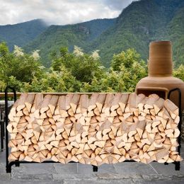 4ft 8ft Wide Firewood Rack Indoor Outdoor Log Rack Metal Wood Rack Heavy Duty Wood Stacker (Type: 8ft)